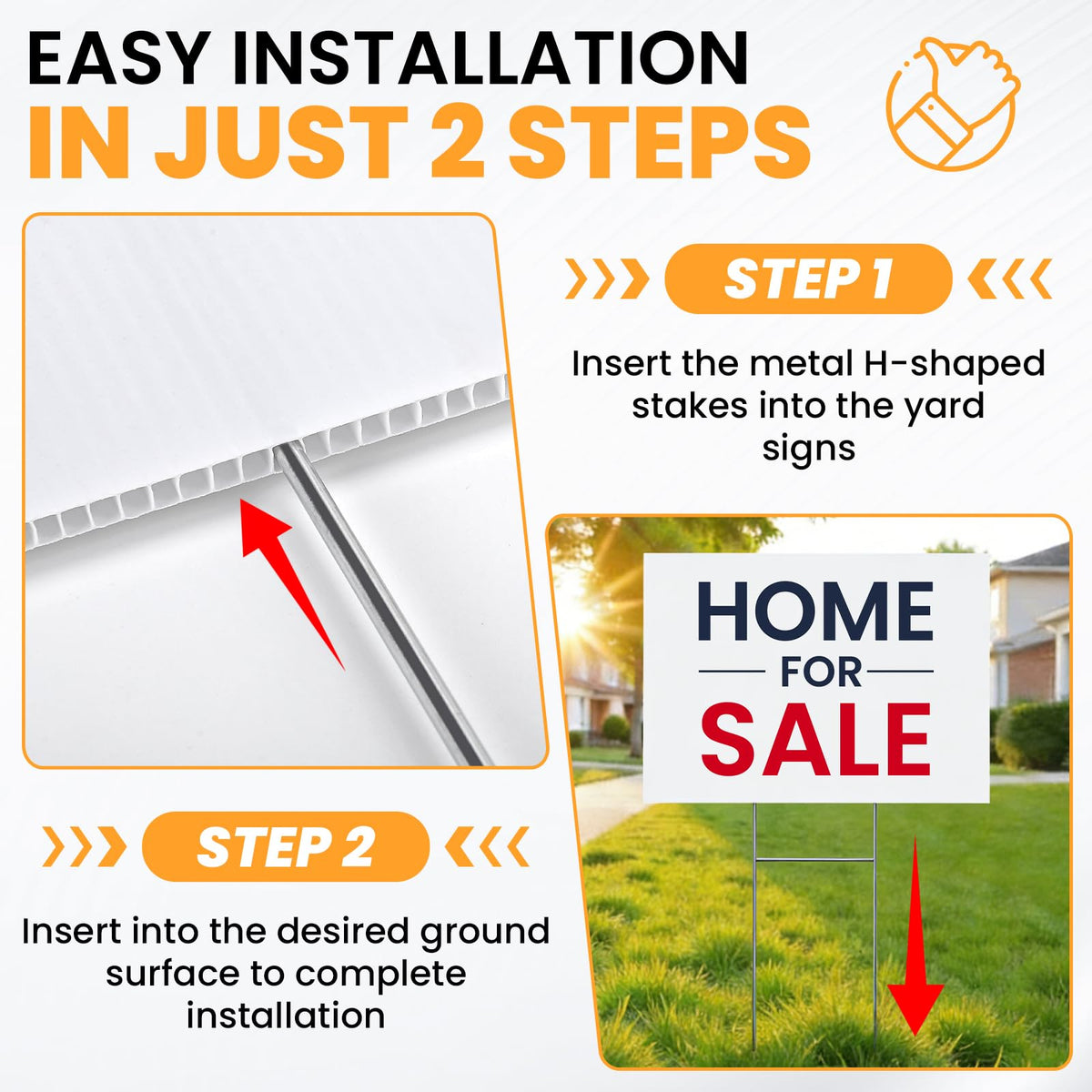 AstrivixDD weatherproof yard signs resist rain and sun for long-lasting clarity.
