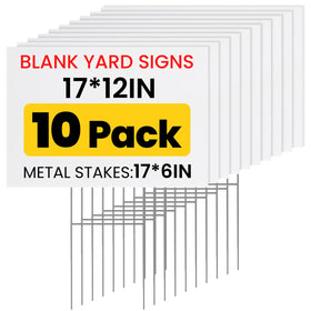 AstrivixDD yard sign collection 17x12 for versatile outdoor promotions and event directions.