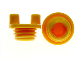 Asweo 281658S oil fill cap fits angled neck lawn mowers for secure oil top-ups