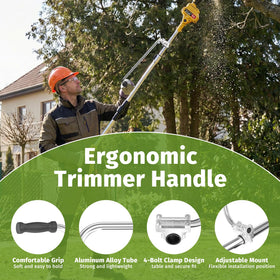 Asxevn trimmer grip extension improves maneuverability