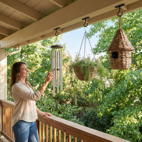 ASZUNE installation friendly hooks for indoor and outdoor planters