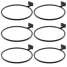 ASZUNE wall pot holder 6-inch ring in a six-pack for compact indoor display