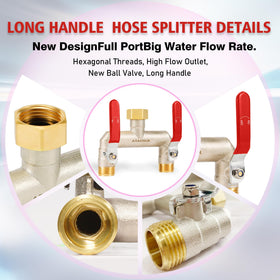 ATAOSGR shutoff valves allow independent control for two hoses.