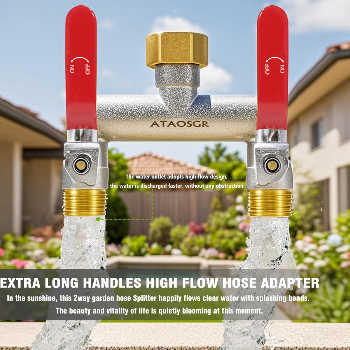 ATAOSGR versatile tool for irrigation, cleaning, and outdoor chores.