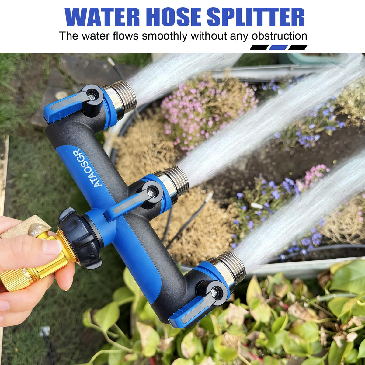 ATAOSGR blue-black design adds style and durability to outdoor tasks.