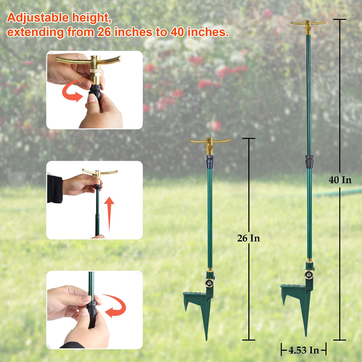 ATDAWN 360-degree rotation covers large areas efficiently