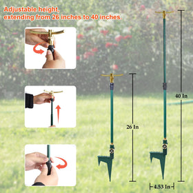 ATDAWN 360-degree rotation covers large areas efficiently