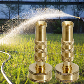 ATDAWN brass hose nozzle ideal for garden watering and decks