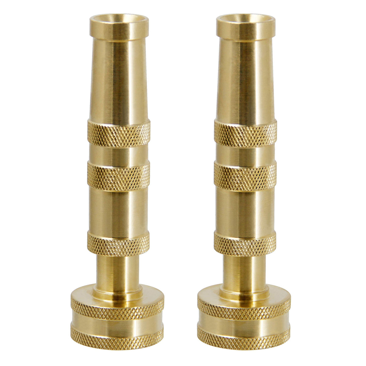 ATDAWN brass hose nozzle with heavy-duty brass construction for durable garden watering