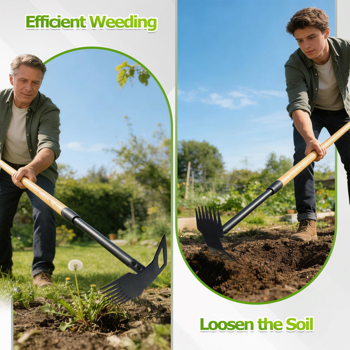 ATFVERDEX easy assembly and leverage for comfortable gardening