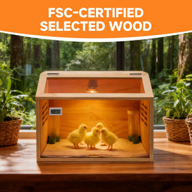 ATHCOHT Brooder Box inside ventilation emphasizes air flow and comfort.