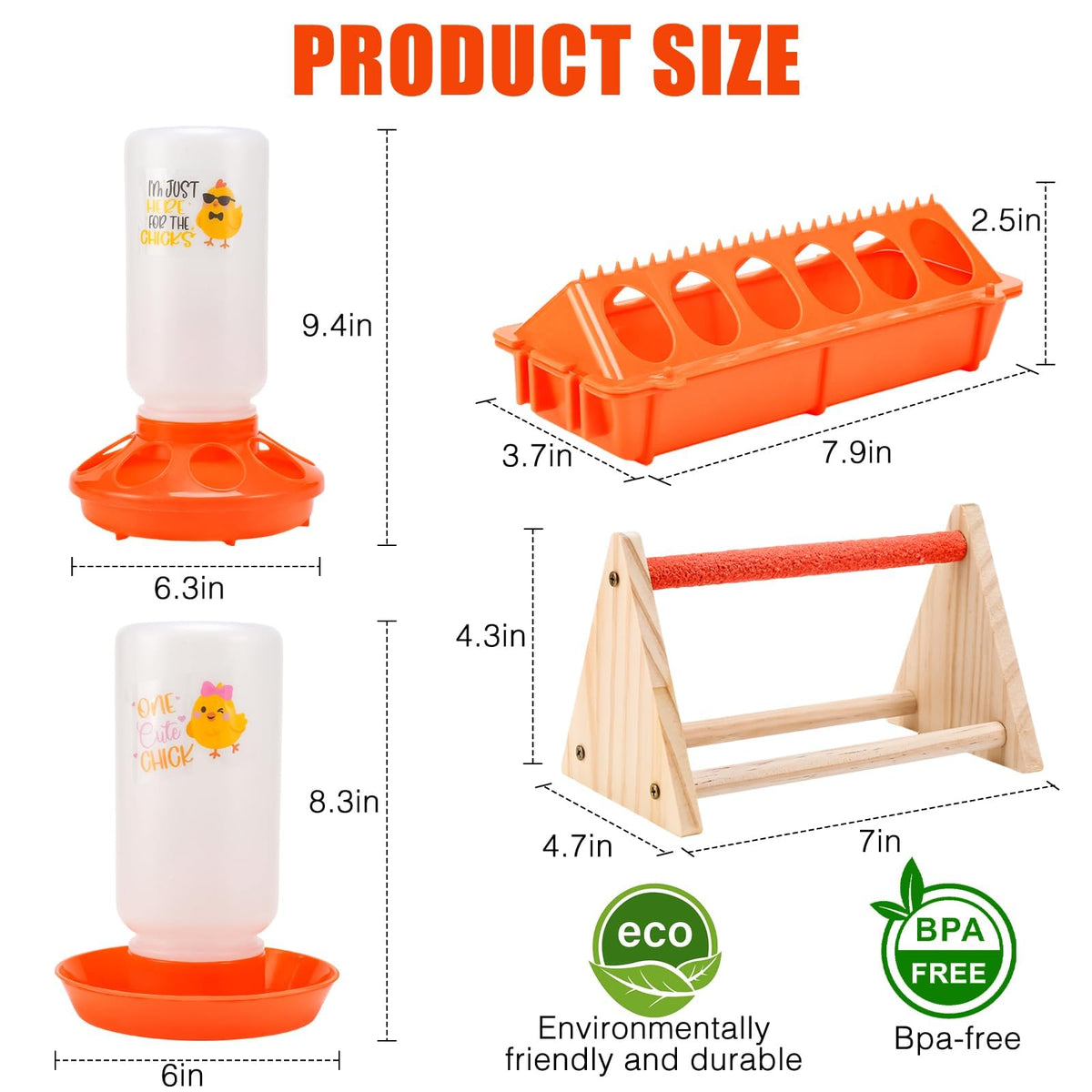 ATHCOHT chick feeder with 12 feeding holes supports multiple chicks
