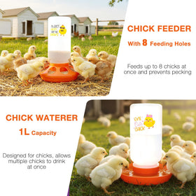 ATHCOHT chick perch assembly included for safe exercise in any coop