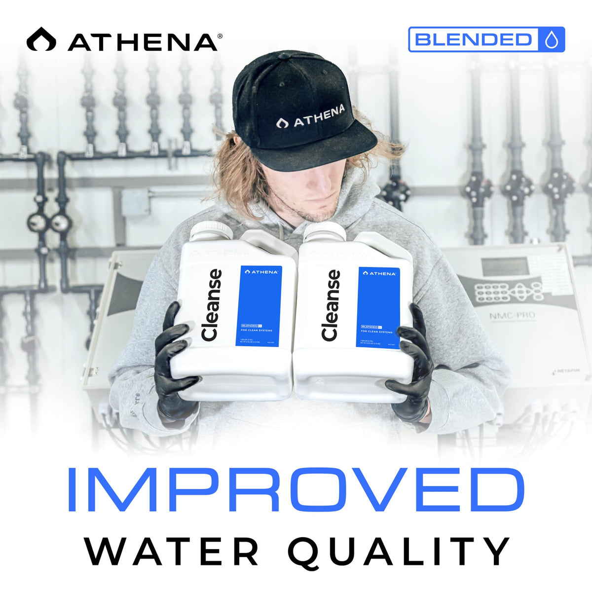 Athena Blended Cleanse completes line maintenance as part of routine