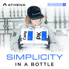 Athena Blended PK bloom booster in an indoor garden setup for robust blooms