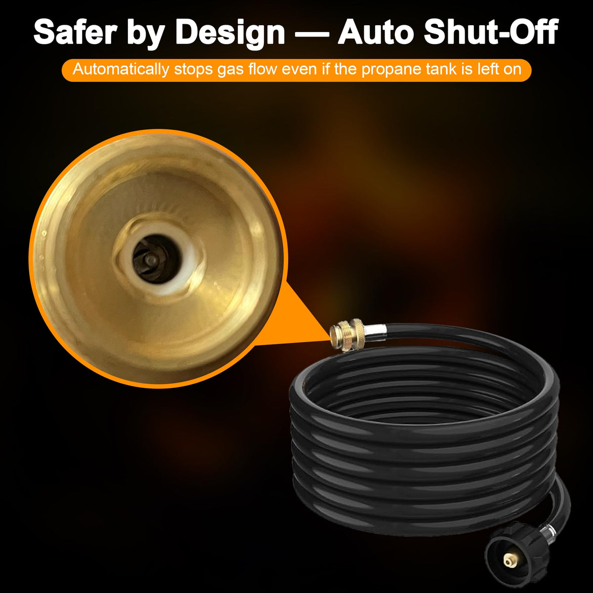 Athnevy propane torch kit ten-foot hose enables flexible setup
