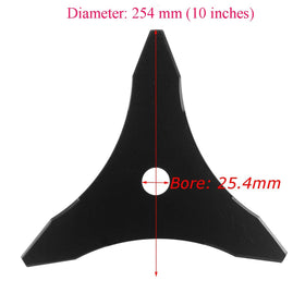 ATIE 255 mm diameter, 3.0 mm thick blade designed for heavy weeds.