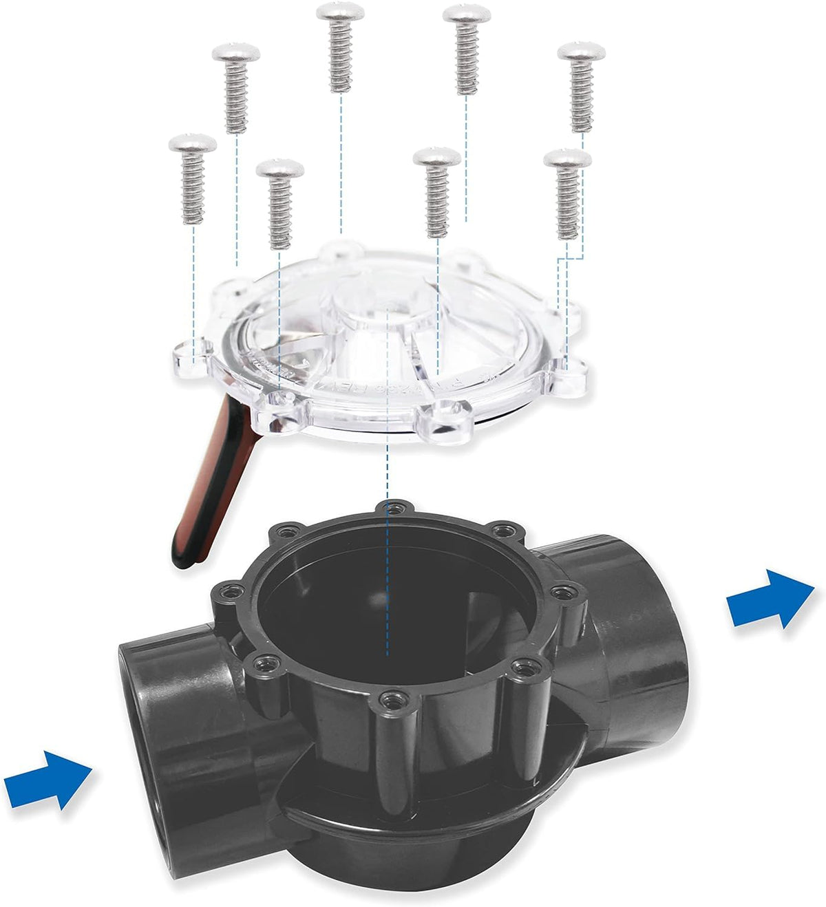 ATIE 7236 cover fits Jandy valves for easy retrofit.