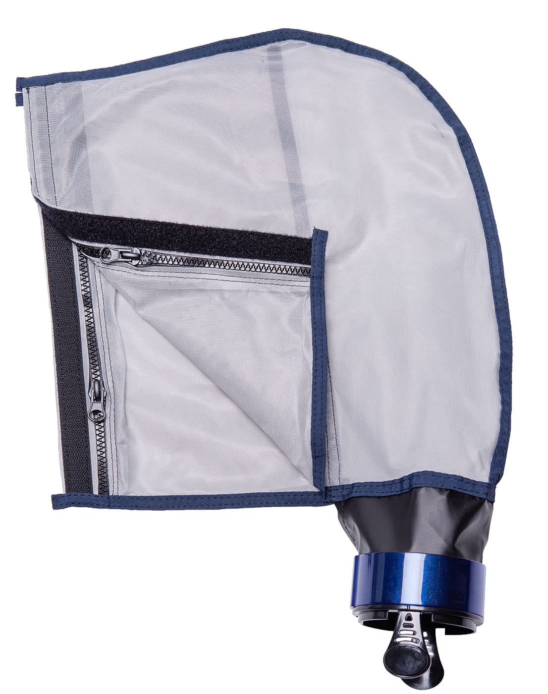 ATIE durable gray bag stands up to regular pool maintenance.