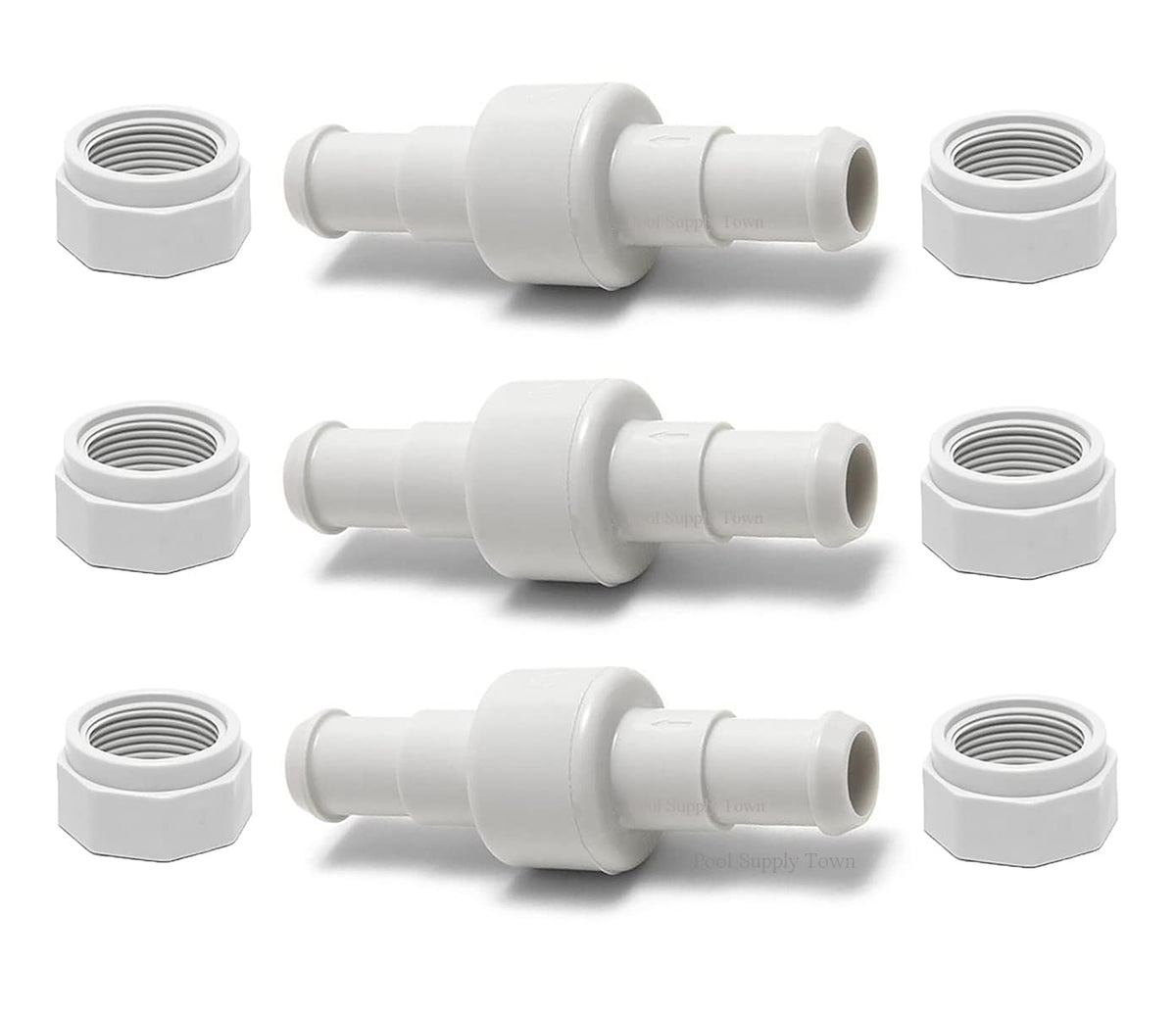 ATIE hose swivel D20 overview for Polaris pool cleaner connections