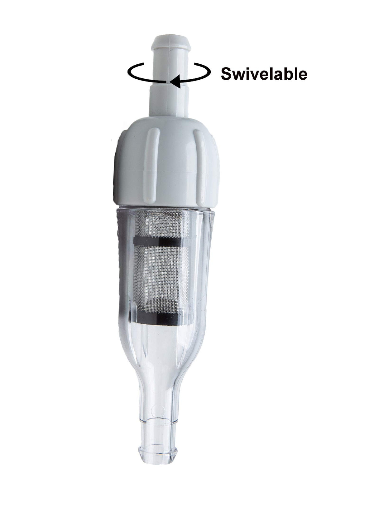 ATIE inline filter doubles as hose swivel for retrofit compatibility