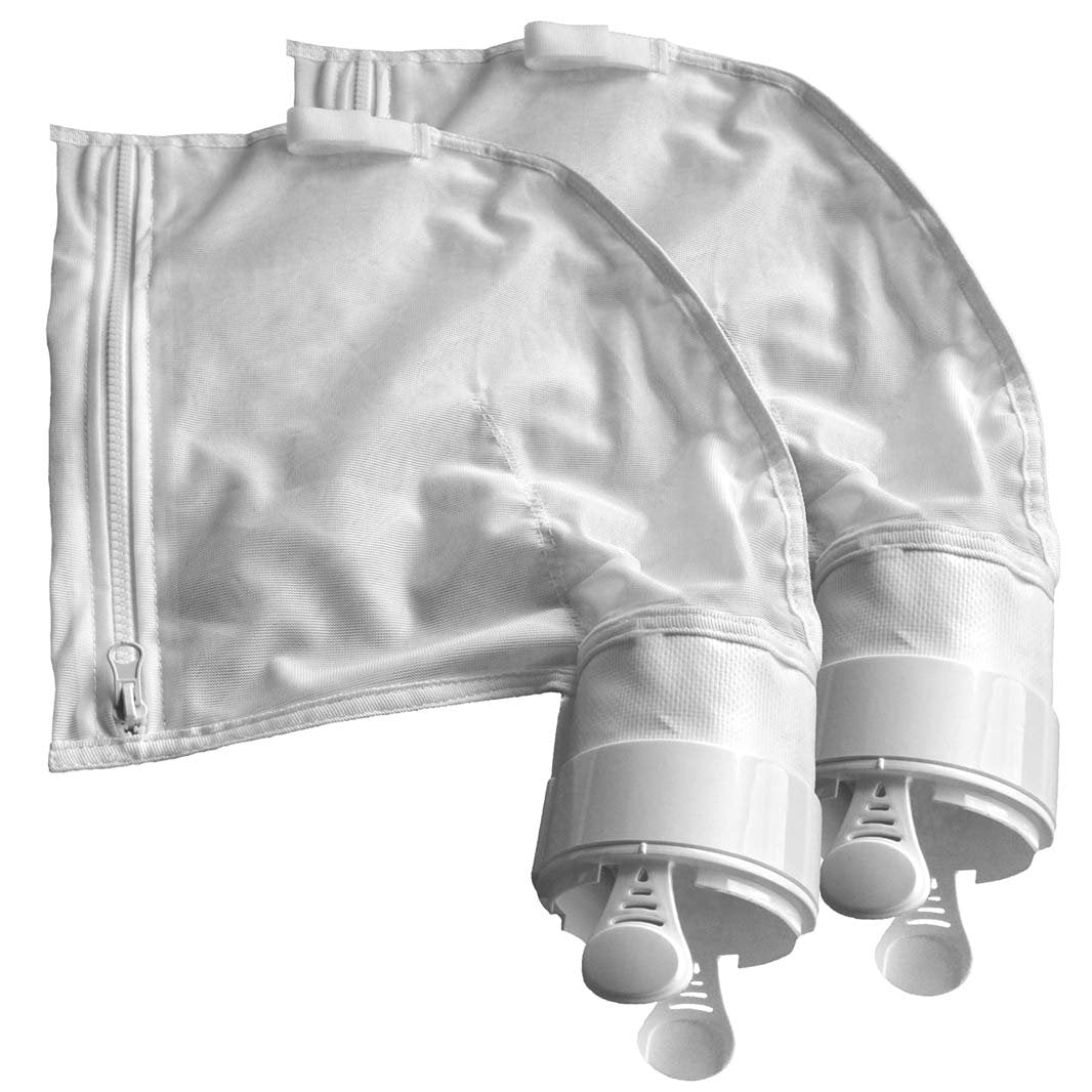 ATIE K13 pool cleaner bag zipper opening for quick changes.