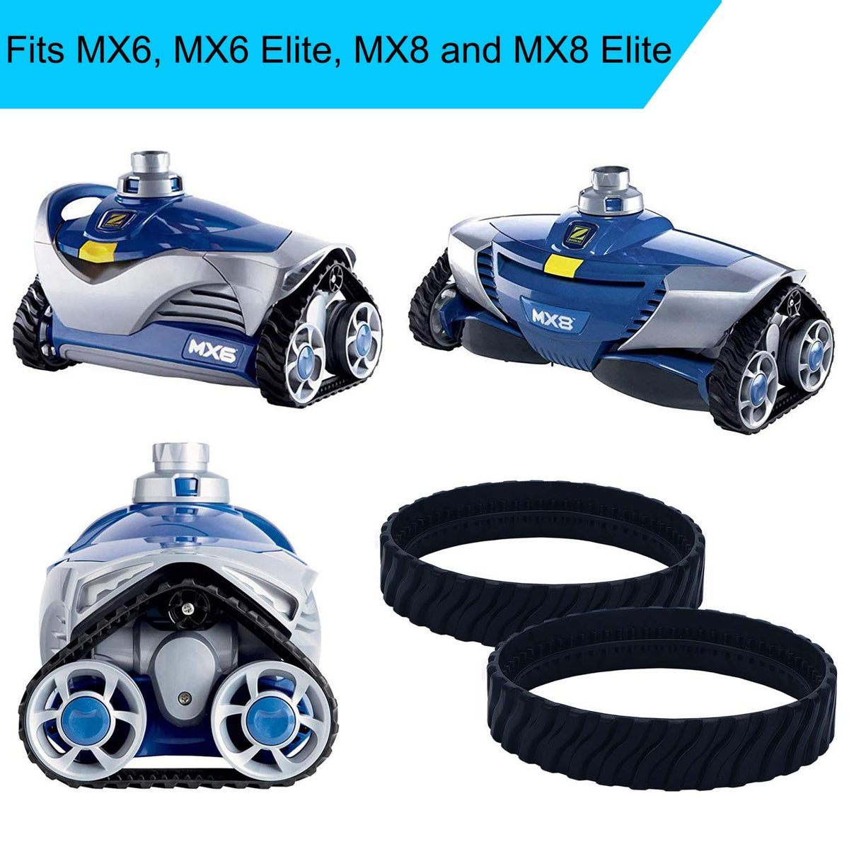 ATIE track compatibility with MX8/MX6 Elite ensures easy replacement and continued performance.