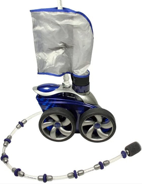 ATIE Superbag connects easily to cleaner head for quick setup.