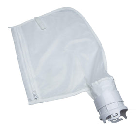 ATIE pool cleaner bag with zipper closure for secure debris containment during maintenance.