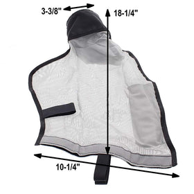 No zipper snag—velcro closure reduces jams during cleaning