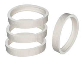 ATIE pool cleaner rubber tire for 360007/LLC1; four-pack enhances grip on concrete and plaster.