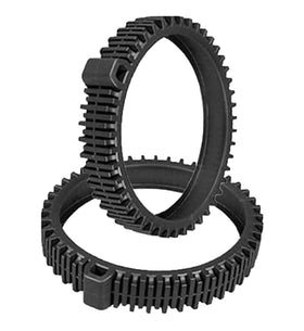 ATIE pool cleaner tire V2 with large hump improves drain navigation.