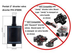 ATIE pool diverter valve detail 270056 rectangle seal with precise dimensions for fit