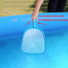 ATIE Pool Spa Leaf Skimmer Net ideal for inflatable pools and quick cleanups.