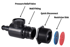 ATIE pressure relief valve 9-100-9006 ensures safe pressure levels during cleaning.