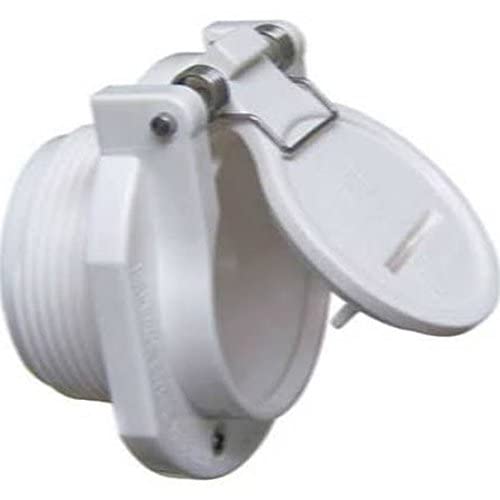 ATIE wall fitting features snap flap to secure hose when off