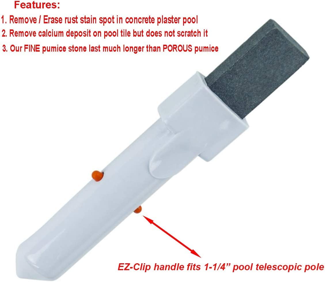 ATIE three-pack pumice stones for quick spot cleaning of stains and scale.