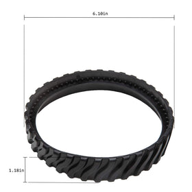 ATIE tire track R0526100 close-up reveals reinforced rubber for extended life.