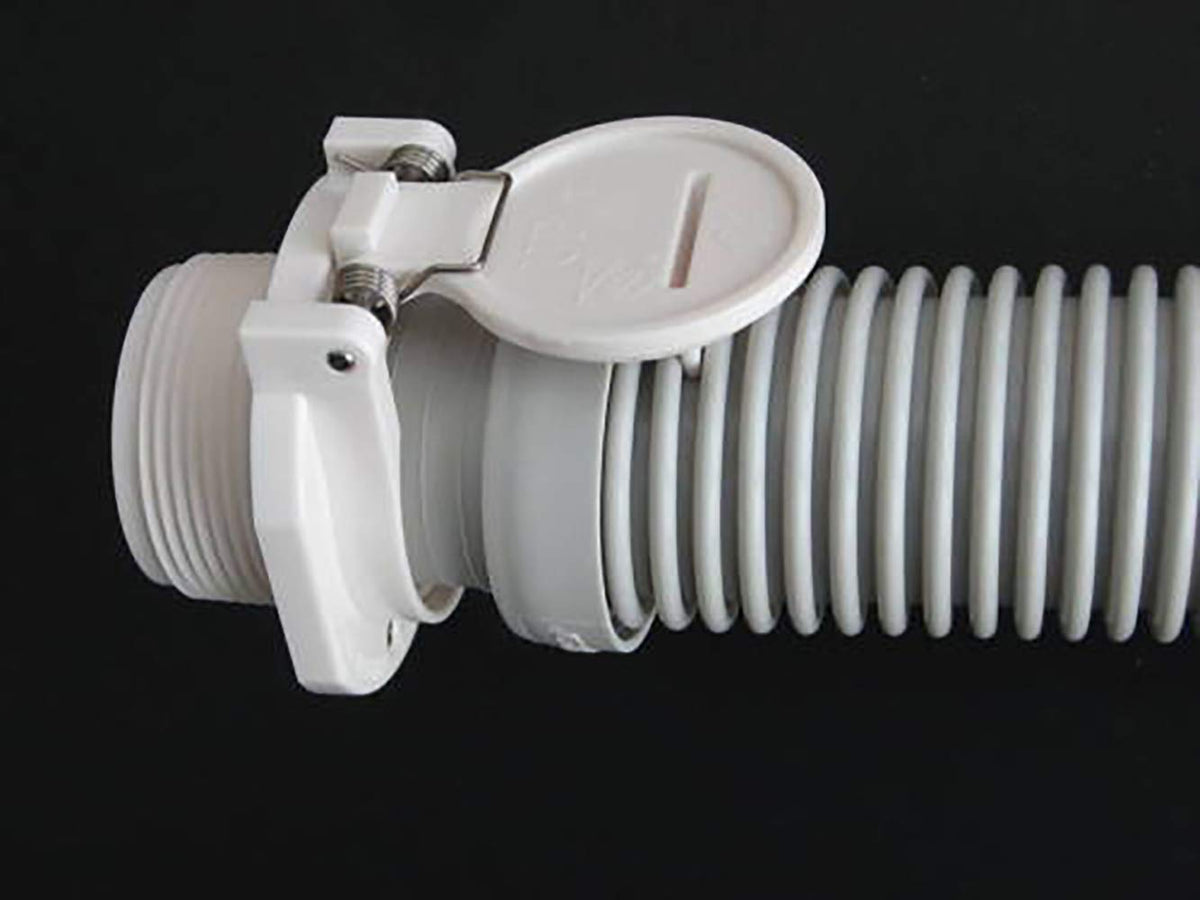 ATIE white wall fitting design blends with poolside aesthetics