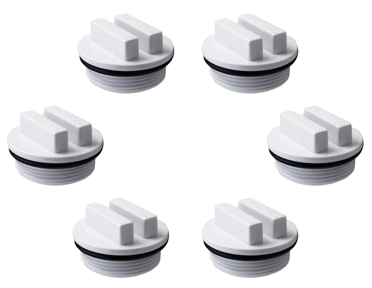 ATIE winterizing plug top view for seasonal pool protection and line sealing.