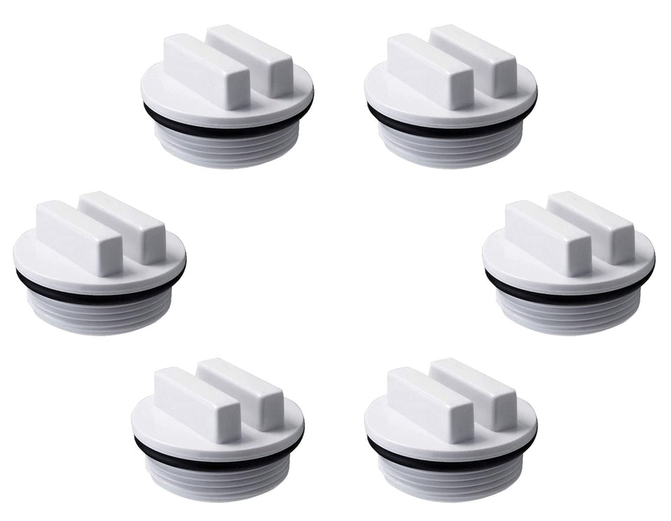 ATIE winterizing plug top view for seasonal pool protection and line sealing.