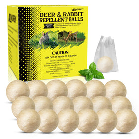 Atindirey deer and rabbit repellent ball guarding yard perimeter against wildlife