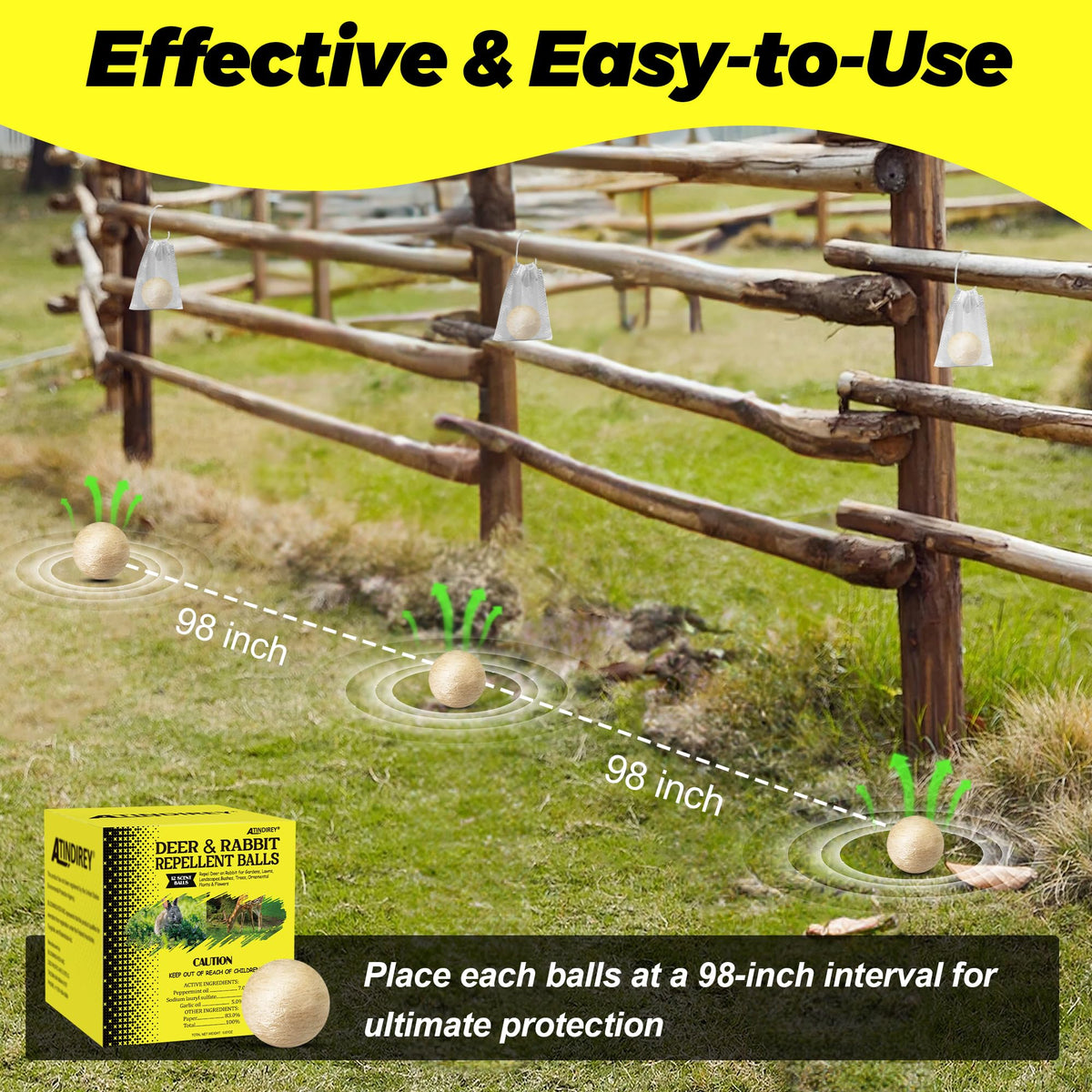 Safe for pets and kids while guarding vegetables with natural ingredients.
