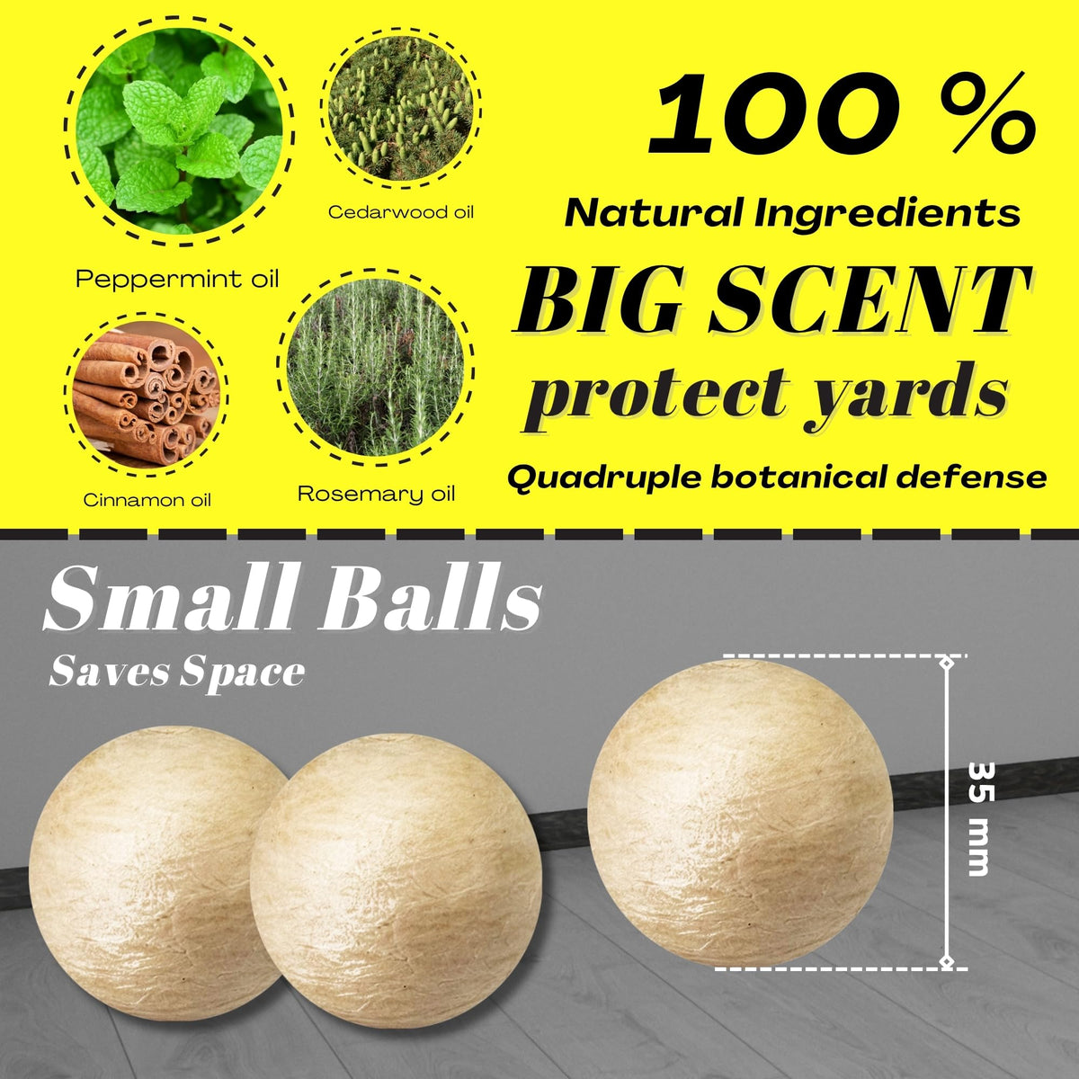 Atindirey pet safe crib area protection ball fragrance free pest protection