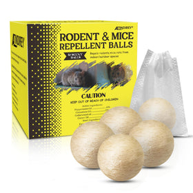 Atindirey rodent repellent balls pack front view guarding cars and cabinets from pests