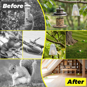Atindirey Squirrel Repellent Ball protects garden areas and reduces digging.