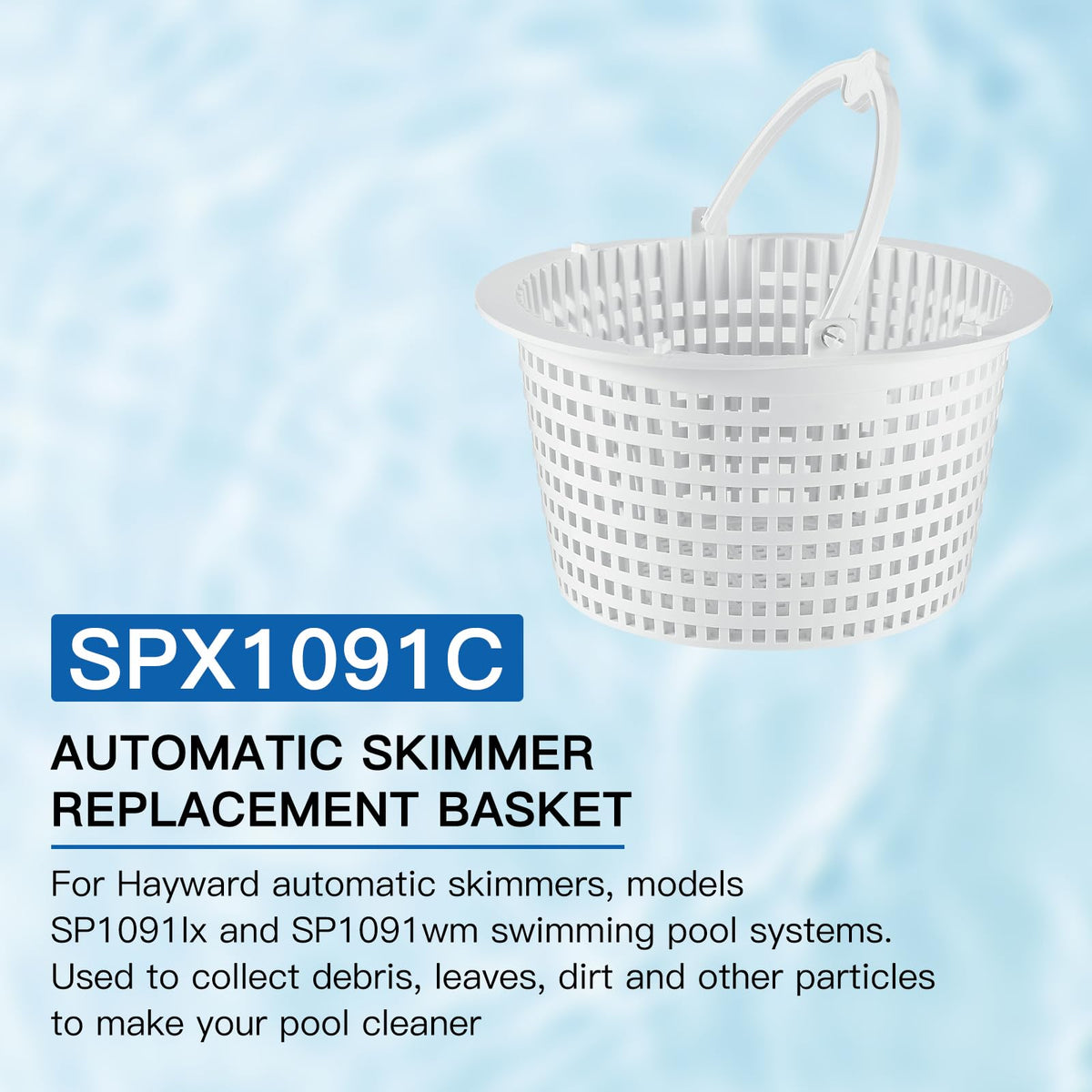 Atjocxe SPX1091C compatibility label with Hayward model SP1091LX.