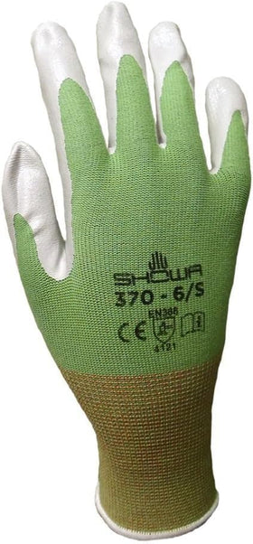 Atlas Glove NT370 elastic wrist prevents debris entry during tasks.