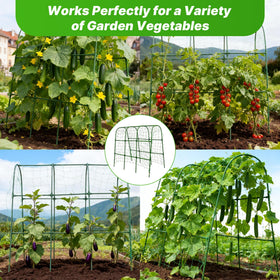 ATLIKE easy-harvest design keeps cucumbers, zucchini, and peas within reach.