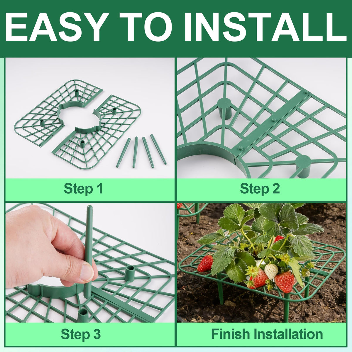 ATLIKE Tool-free assembly with snap-lock saves time during setup
